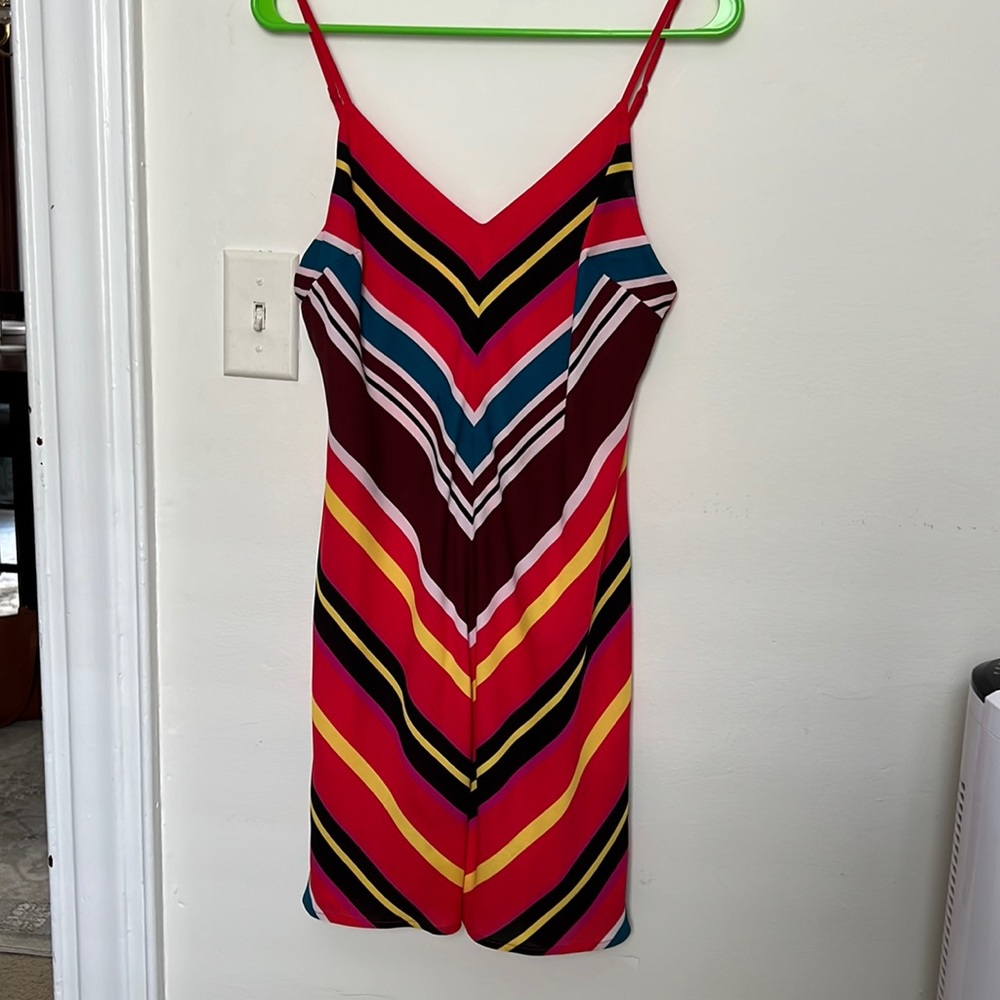 Multicolored/Striped Dress
